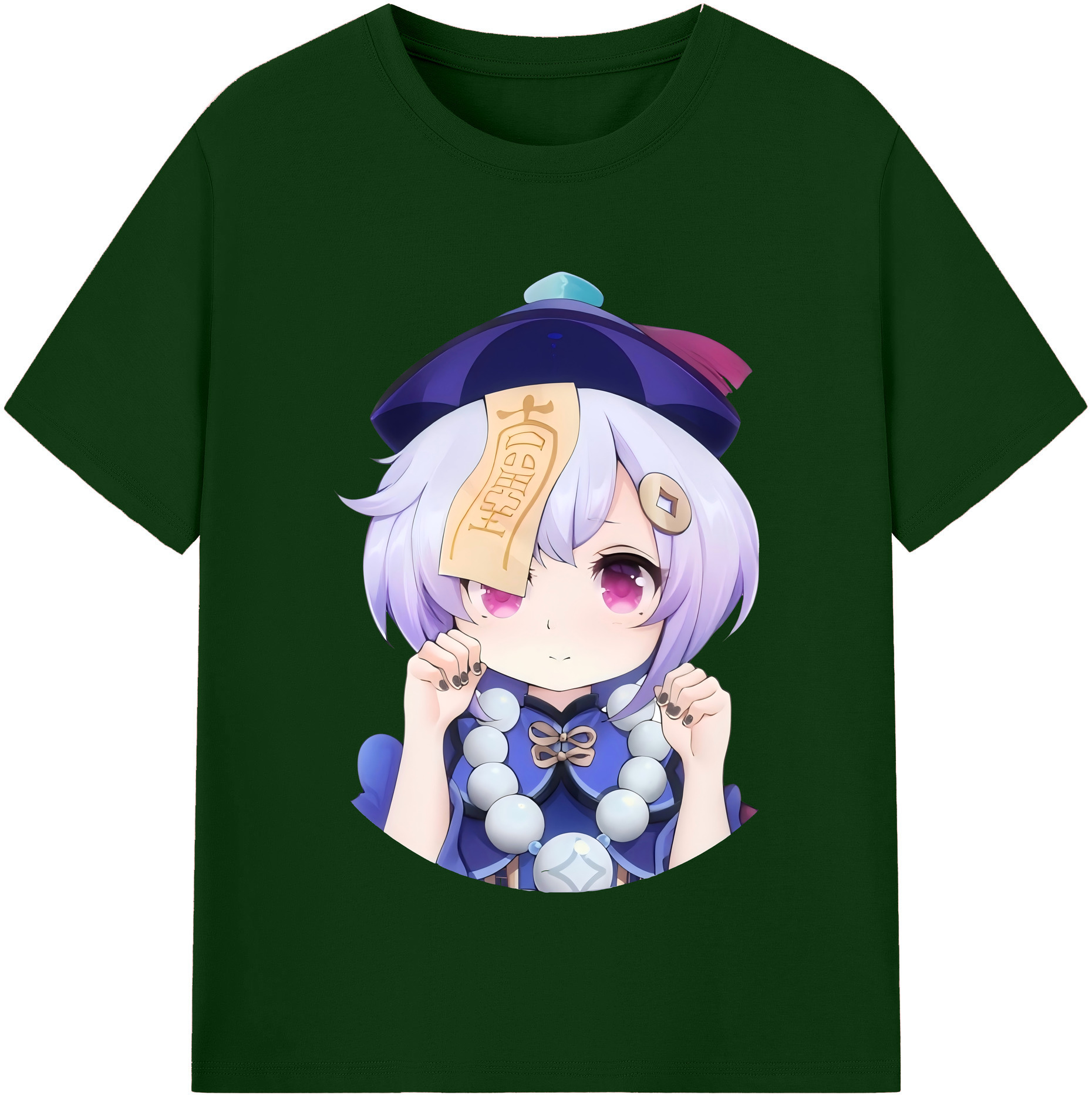 げんし神 七七 なな  genshin Nana 綿100％半袖Tシャツ（フロントプリント）